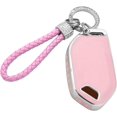 thumbnail image 1 of Key Fob Cover Compatible with Kia Telluride Sorento K4 K5 EV5 Sportage Carnival GT-Line Soft TPU Leather Keychain Case Holder Protector,Pink, 1 of 7