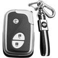 thumbnail image 1 of Key Fob Cover Compatible with Lexus CT200H ES350 GX400 Keychain Case Holder Protector,White, 1 of 7