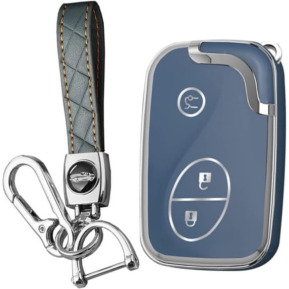 Key Fob Cover Compatible with Lexus CT200H ES350 Keychain Case Holder Protector,A Gray