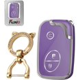 thumbnail image 1 of Key Fob Cover Compatible with Lexus CT200H ES350 Keychain Case Holder Protector,B Pink Purple, 1 of 7