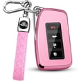 thumbnail image 1 of Key Fob Cover Compatible with Lexus ES GS NX LS RX RC GX LX 570 200 250 350 460 300 F 450h 600h Keychain Case Holder Protector,Pink, 1 of 6