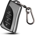 thumbnail image 1 of Key Fob Cover Compatible with Lexus ES250 ES350 GX550 LX600 LS500 LC500h NX300h RX350 RX450h UX200 2018-2025 Keychain Case Holder Protector,Gray, 1 of 6