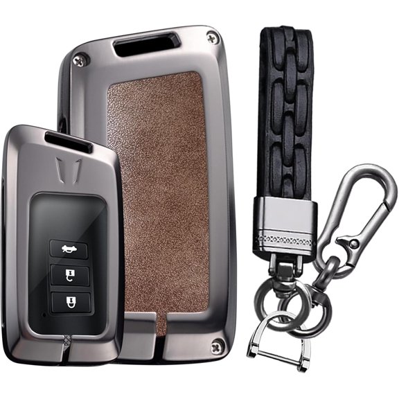 Key Fob Cover Compatible with Lexus IS ES GX NX RX LX LC LS RC UX US GS 4 Button Keychain Case Holder Protector