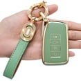 thumbnail image 1 of Key Fob Cover Compatible with Lexus RX ES GS LS NX RS GX LX RC LC 2013-2017 5 Button TPU Keychain Case Holder Protector,Model-a(green), 1 of 4