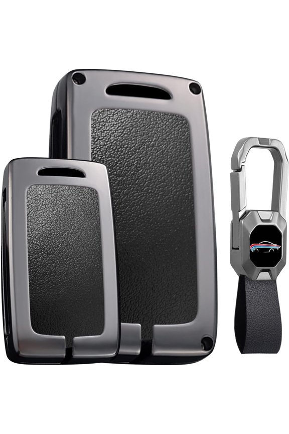 Key Fob Cover Compatible with Mazda 2 3 6 CX-30 MX5 MX-30 2025 Keychain Case Holder Protector,Black-short Keychain