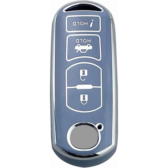 Key Fob Cover Compatible with Mazda 3 6 8 Miata MX-5 CX-5 CX-9 CX-3 CX-7 RX-8 Atenza Keychain Case Holder Protector,Blue-single Set