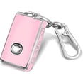 thumbnail image 1 of Key Fob Cover Compatible with Mazda 3 6 CX-5 CX-9 CX-30 CX-50 CX-70 2019-2025 Keychain Case Holder Protector,Silver/Pink, 1 of 6