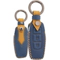 thumbnail image 1 of Key Fob Cover Compatible with Mitsubishi Outlander 2021-2022 4 Button Keychain Case Holder Protector,3b Button-blue, 1 of 7