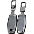 thumbnail image 1 of Key Fob Cover Compatible with Mitsubishi Outlander 2021-2023 4 Button Keychain Case Holder Protector,short keychain-Grey, 1 of 8