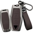 thumbnail image 1 of Key Fob Cover Compatible with Mitsubishi Outlander 2021-2025 2 Button Metal Keychain Case Holder Protector, 1 of 9