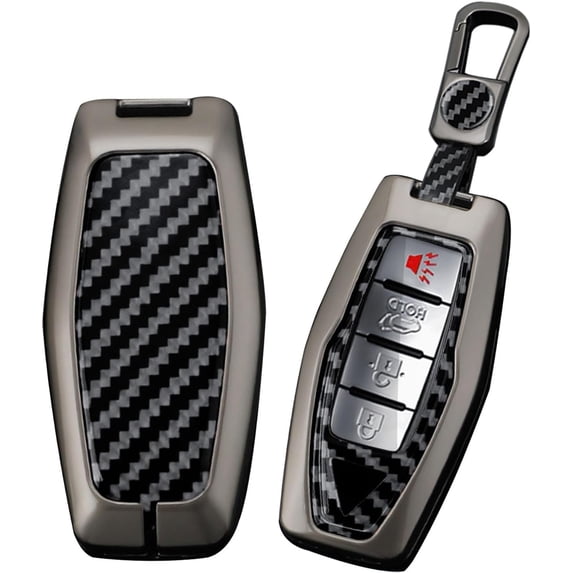 Key Fob Cover Compatible with Mitsubishi Outlander 2021-2025 4 Button Keychain Case Holder Protector,Short Keychain-black