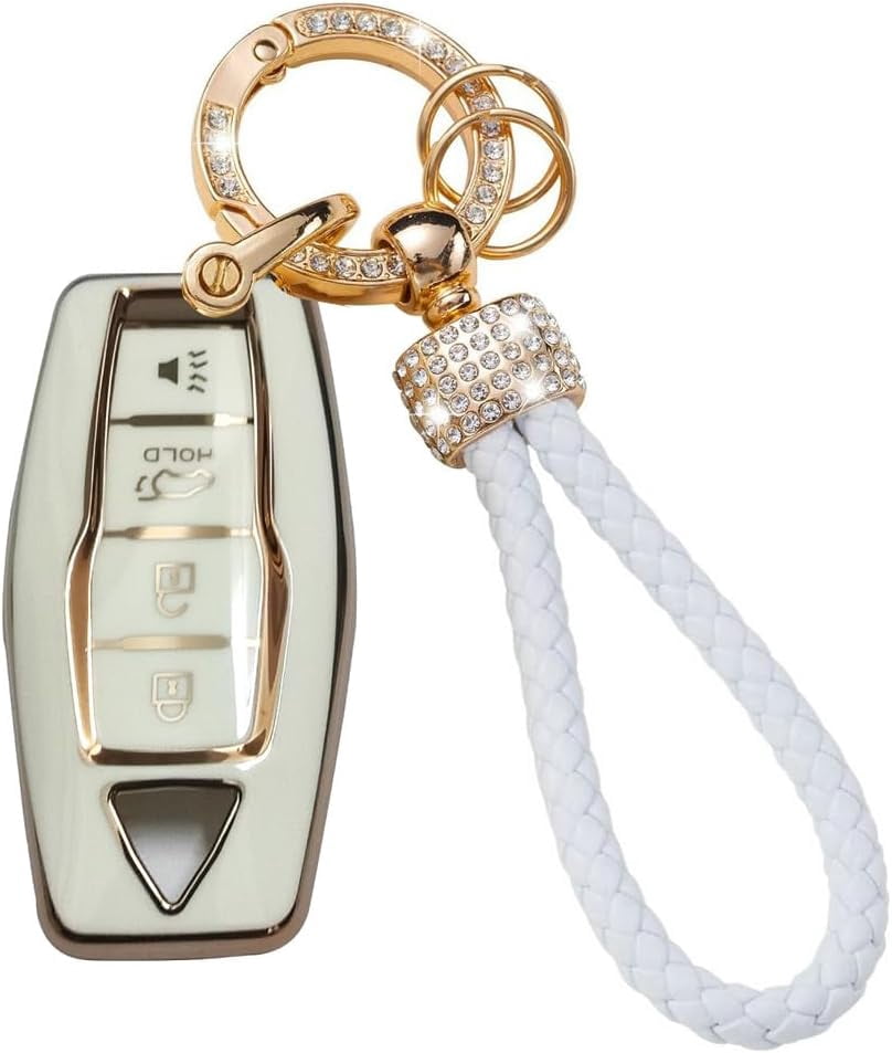 Key Fob Cover Compatible with Mitsubishi Outlander 4 Button TPU ...