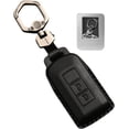 thumbnail image 1 of Key Fob Cover Compatible with Mitsubishi Outlander Eclipse Cross ASX RVR Mirage Keychain Case Holder Protector,2-Button-Black, 1 of 7