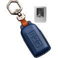 thumbnail image 1 of Key Fob Cover Compatible with Mitsubishi Outlander Eclipse Cross ASX RVR Mirage Keychain Case Holder Protector,3-Button-Blue, 1 of 7