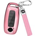 thumbnail image 1 of Key Fob Cover Compatible with Nissan Rogue Pathfinder Versa Kicks Sentra 2023-2025 TPU 3-5 Button Keychain Case Holder Protector,Pink, 1 of 6
