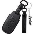 thumbnail image 1 of Key Fob Cover Compatible with Nissan Rogue Sentra Kicks Altima 2025-2026 Keychain Case Holder Protector,A-Black (3-BTN), 1 of 9