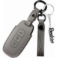 thumbnail image 1 of Key Fob Cover Compatible with Nissan Rogue Sentra Kicks Altima 2025-2026 Keychain Case Holder Protector,C-grey (3-btn-panic), 1 of 9
