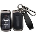 thumbnail image 1 of Key Fob Cover Compatible with RAM 1500 2500 3500 4500 5500 2019-2026 4 Button Keychain Case Holder Protector,Black, 1 of 2