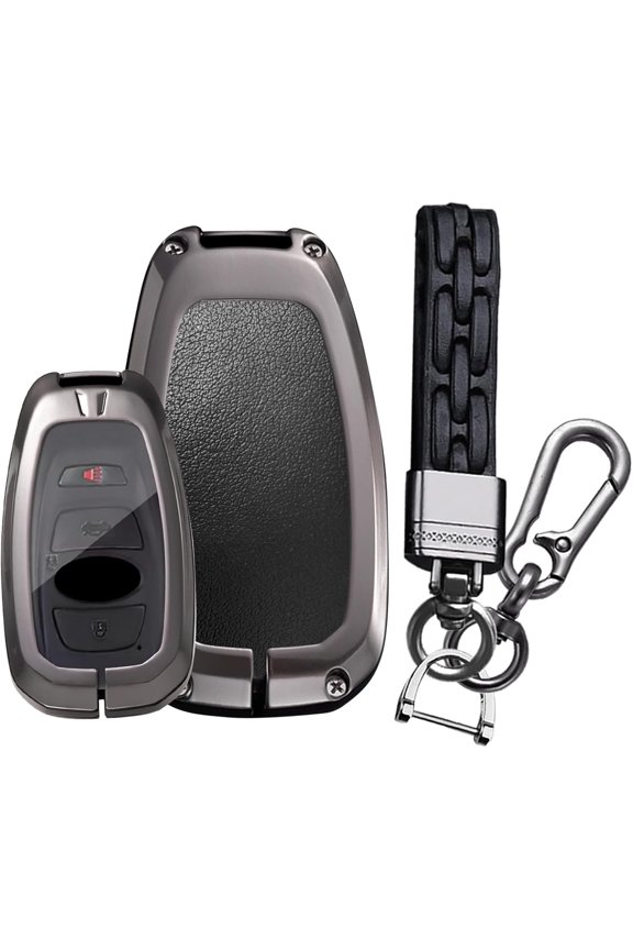 Key Fob Cover Compatible with Subaru Forester XV CrossTrek Ascent Outback Legacy Impreza STI WRX BRZ 4 Button Keychain Case Holder Protector