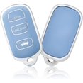 thumbnail image 1 of Key Fob Cover Compatible with Toyota Camry 2002-2006 4 Button Keychain Case Holder Protector,Silver Blue, 1 of 5