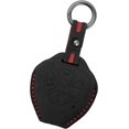 thumbnail image 1 of Key Fob Cover Compatible with Toyota Camry Corolla Venza Avalon 2006-2016 4 Button Keychain Case Holder Protector,Black, 1 of 8