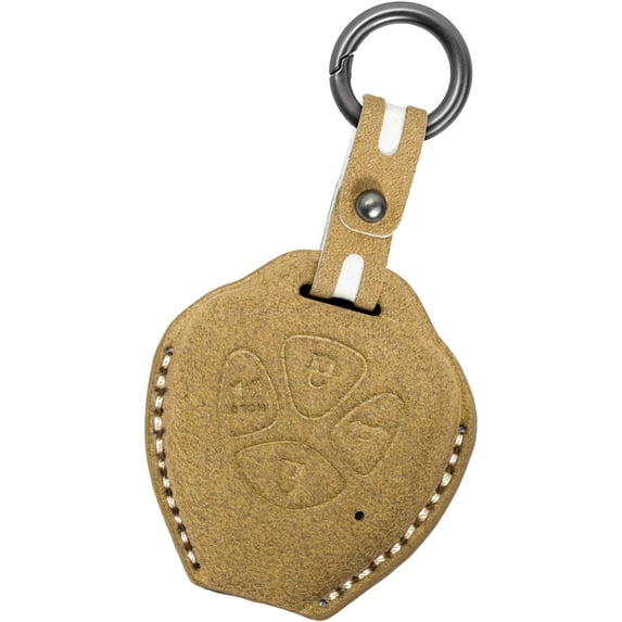 Key Fob Cover Compatible with Toyota Camry Corolla Venza Avalon 2006-2016 4 Button Keychain Case Holder Protector,Brown