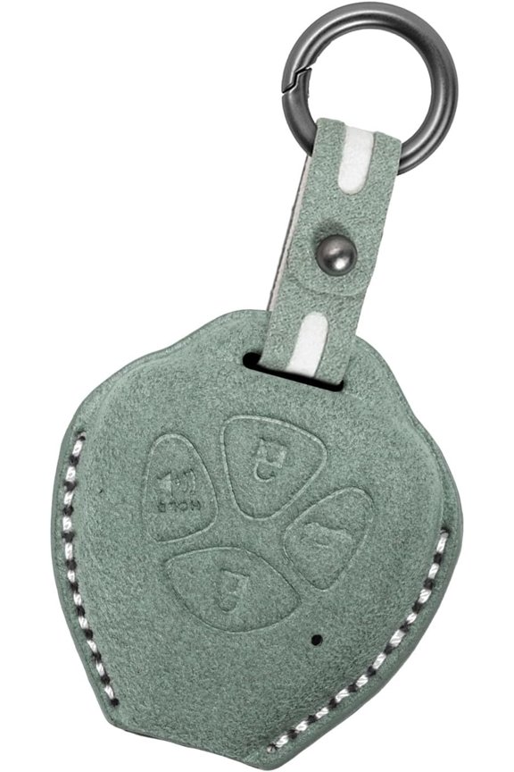 Key Fob Cover Compatible with Toyota Camry 2006-2011 Corolla 2008-2013 Keychain Case Holder Protector,Light Green