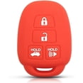 thumbnail image 1 of Key Fob Cover Compatible with Toyota Camry Corolla RAV4 Prius C Highlander 2012-2020 4 Button Keychain Case Holder Protector,Red 4 Buttons, 1 of 7
