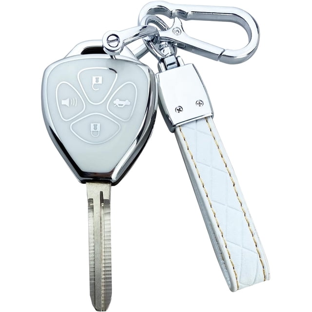 Key Fob Cover Compatible with Toyota Camry RAV4 Corolla 4Runner Avalon ...