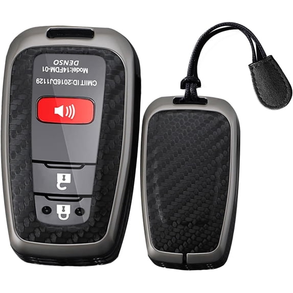 Key Fob Cover Compatible with Toyota Camry RAV4 Highlander 2018-2026 4 Button Keychain Case Holder Protector,C keychain