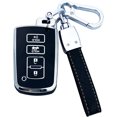 thumbnail image 1 of Key Fob Cover Compatible with Toyota Highlander Camry RAV4 Corolla Tocoma Tundra 4Runner Sequoia Keychain Case Holder Protector,Black, 1 of 7