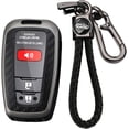 thumbnail image 1 of Key Fob Cover Compatible with Toyota Highlander RAV4 XLE XSE TRD Camry Corolla 2019-2026 4 Button Keychain Case Holder Protector,A-Keychain, 1 of 7