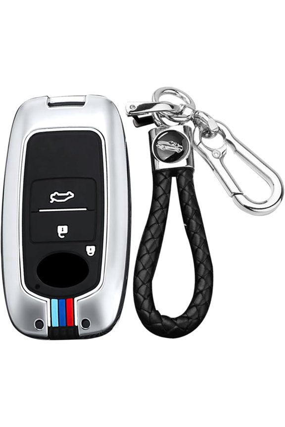 Key Fob Cover Compatible with Toyota Rush Daihatsu Tanto Keychain Case Holder Protector,1