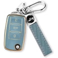 thumbnail image 1 of Key Fob Cover Compatible with Volkswagen Beetle GTI Jetta Passat Tiguan Keychain Case Holder Protector,Blue, 1 of 7