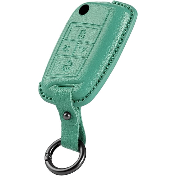 Key Fob Cover Compatible with Volkswagen Tiguan Jetta Passat Golf Keychain Case Holder Protector,Teal