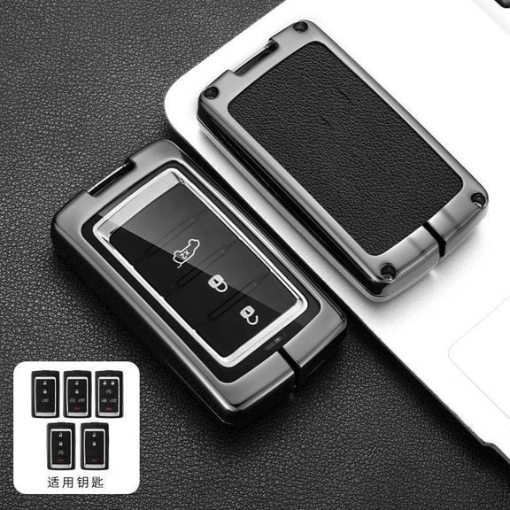 Key Fob Cover for Jeep Grand Wagoneer Grand Cherokee 2021 2022 Key Case Shell Holder Accessories with Keychains fit Jeep Wagoneer 3 4 5 6 Buttons Car Key