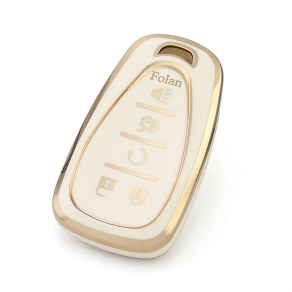 Key Fob Cover for Chevrolet Equinox Malibu Cruze Traverse Camaro Trax Blazer Volt Bolt Full Protection Soft TPU Smart Key Holder