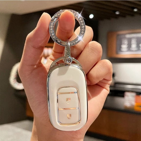 Key Fob Cover for Honda Accord Civic CRV Pilot Odyssey Passport Smart Premium Soft TPU Full Cover Protection Smart Remote