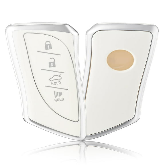 Key Fob Cover for Lexus Special Key Fob Case Cover Holder for Lexus,White Sliver