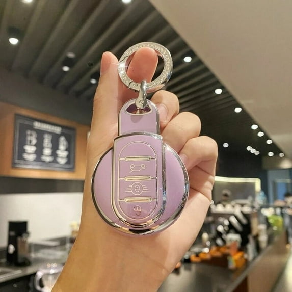 Key Fob Cover with Keychains for BMW Mini COOPERS ONE JCW F56 F55 F54 F57 F60 R55 R56 R57 R58 R59 R60 S Roadster Accessories