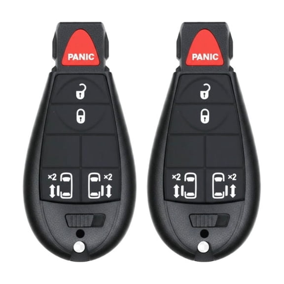 Key Fob Keys4Less Replacement for Chrysler Town & Country 2013 FCC IYZ-C01C IYZC01C Part Number 56046713 56046713AG Pack of 2