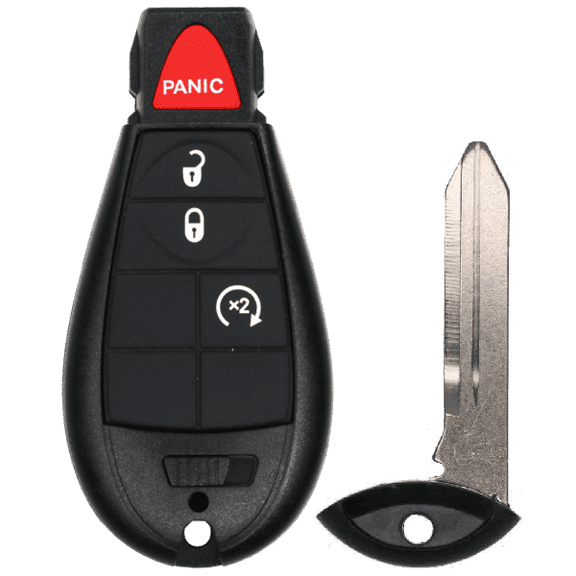 Key Fob Keys4Less Replacement for RAM 1500 2500 3500 2010-2012 FCC IYZ-C01C IYZC01C Part Number 68066871 68066871AF 56046639 56046639AG