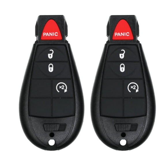 Key Fob Keys4Less Replacement for RAM 1500 2500 3500 2012 FCC IYZ-C01C IYZC01C Part Number 68066871 68066871AF 56046639 56046639AG Pack of 2