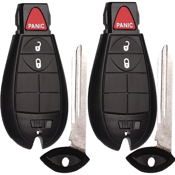 Key Fob FOBIK Keyless Remote Replacement Fits for Ram 1500 2500 3500 2009-2012 Charger Challenger Durango Journey Grand Caravan Jeep Grand Cherokee Commander Chrysler 300 Town Country