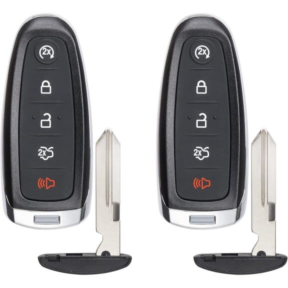 Key Fob Fits for 2011-2015 Ford Explorer Edge, 2015-2019 Focus, Taurus, Flex, Expedition, Lincoln MKX/MKT/MKS/Navigator, Smart Keyless Entry Remote Control Replacement FCC M3N5WY8609