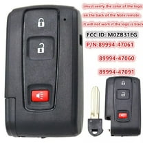 Key Fob Housing Compatible With For Toyota For Prius 2004 2009 Engine Immobilization And Remote Start Features