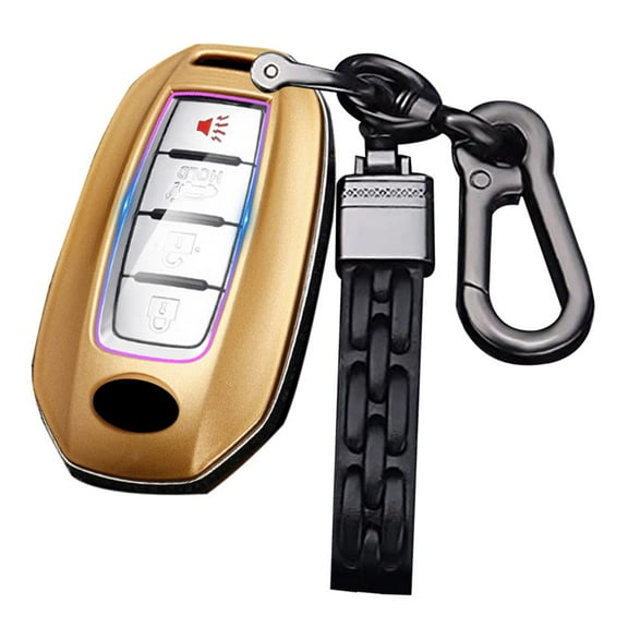 Key Fob Jacket with Keychian Compatible with Infiniti 2018-up Car Key Housing Keyless Entry Remote Protector for Q50 Q60 QX50 QX55 QX60