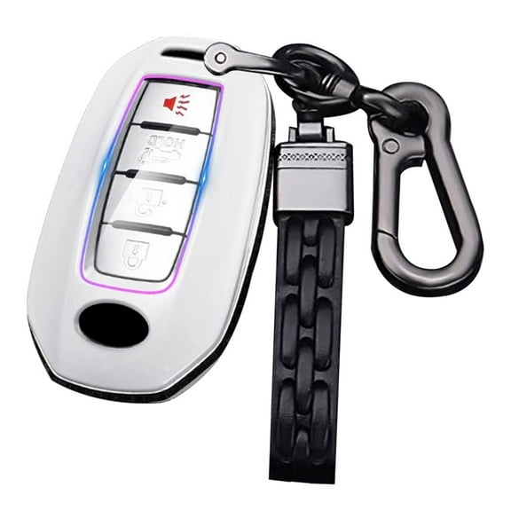 Key Fob Jacket with Keychian Compatible with Infiniti 2018-up Car Key Housing Keyless Entry Remote Protector for Q50 Q60 QX50 QX55 QX60