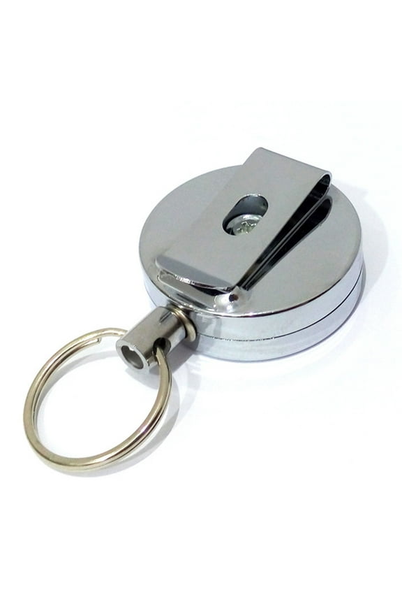 Key Fob Key Belt Clip Pull-out Keychain Heavy Duty Leash Belt Key Holder Belt Clip for Keys