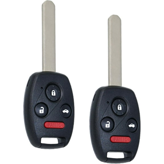 Key Fob Keyless Entry Fits for Honda 2008 2009 2010 2011 2012 Accord Sedan / 2009 - 2013 2014 2015 Pilot Remote Control Head Key Replacement KR55WK49308 35118-TA0-A00 4 Button 46 Chip